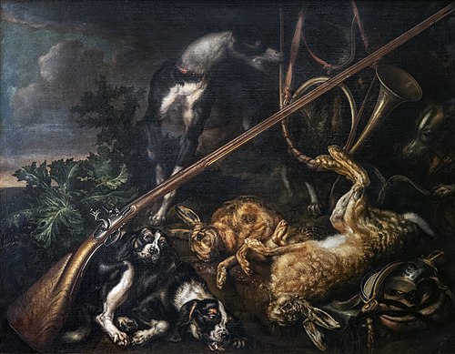 Attributs de chasse, 1750, Philipp Ferdinand de Hamilton