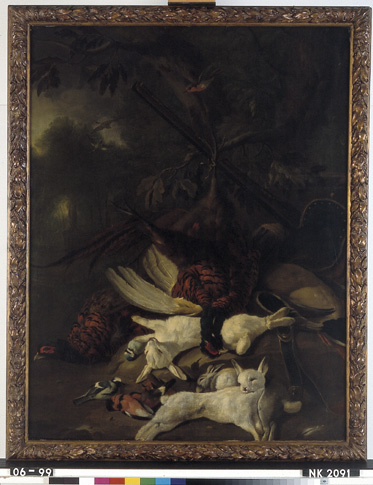 Stilleven met dood wild, 1719, Philipp Ferdinand de Hamilton