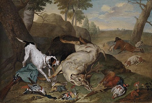 Jagdbeute, 1729, Philipp Ferdinand de Hamilton