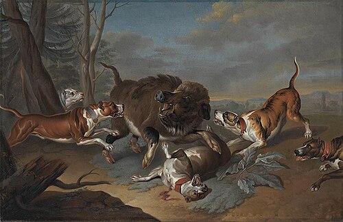Wildschweinjagd, 1715, Philipp Ferdinand de Hamilton