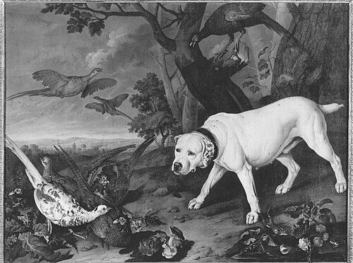 Fasanenjagd, 1707, Philipp Ferdinand de Hamilton