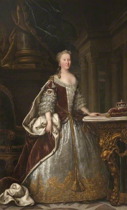 Queen Caroline (1683–1737), 1728, Philippe Mercier
