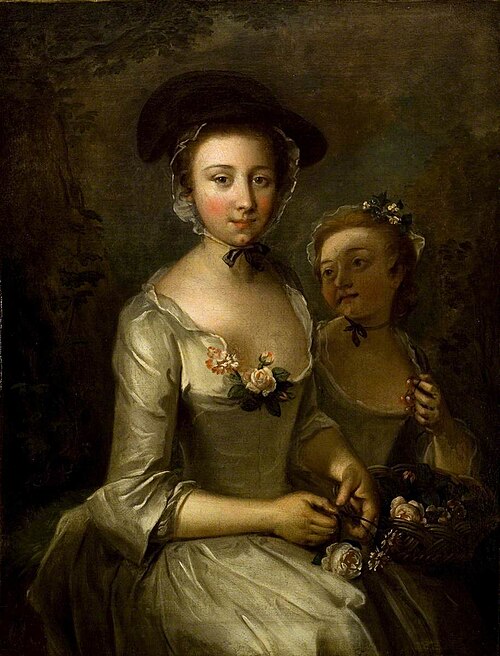 Two Young Women, , Philippe Mercier