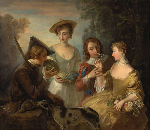 The Sense of Smell, 1744, Philippe Mercier