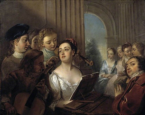 A Music Party, 1738, Philippe Mercier