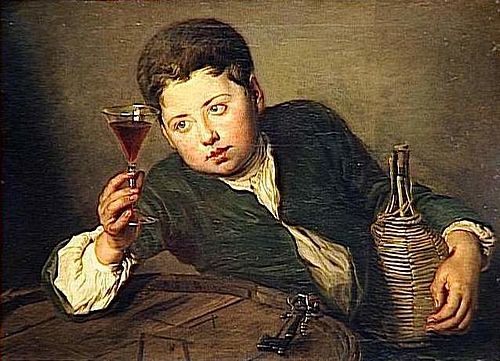 Le jeune Degustateur, 1727, Philippe Mercier