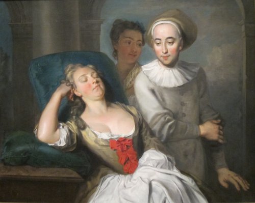 The Italian Comedians, 1750, Philippe Mercier