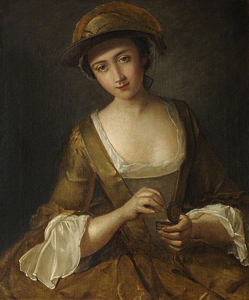 A Girl with a Patch Box, 1760, Philippe Mercier