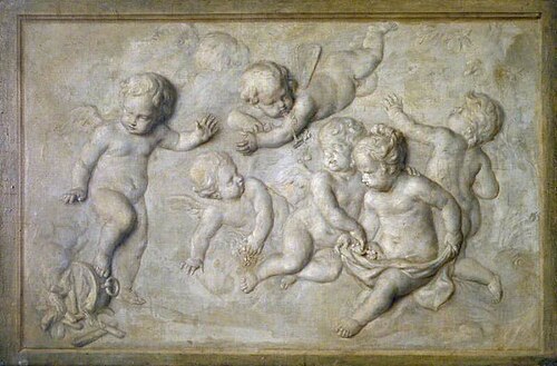 Cupids Playing, 1800, Piat Joseph Sauvage