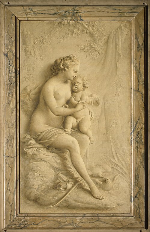 Venus and Cupid, , Piat Joseph Sauvage