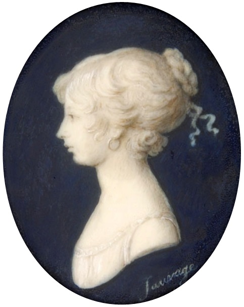 Miniature de Julia Cartier., 1800, Piat Joseph Sauvage