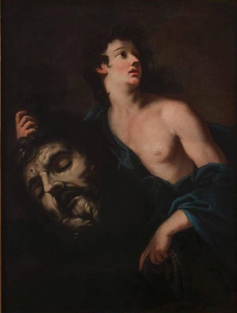David with the Head of Goliath, , Pier Dandini