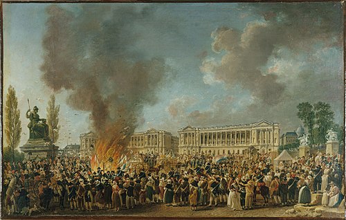 La fête de l'Unité, sur la place de la Révolution, 1793, Pierre-Antoine Demachy