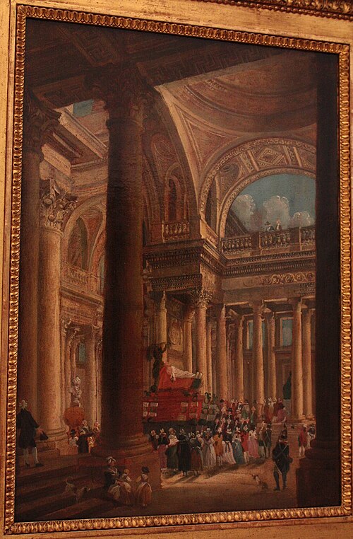 Translation des cendres de Voltaire au Panthéon le 11 juillet 1791, 1791, Pierre-Antoine Demachy