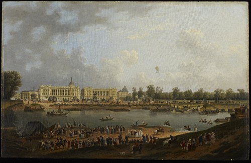 Place de la Concorde, 1783, Pierre-Antoine Demachy