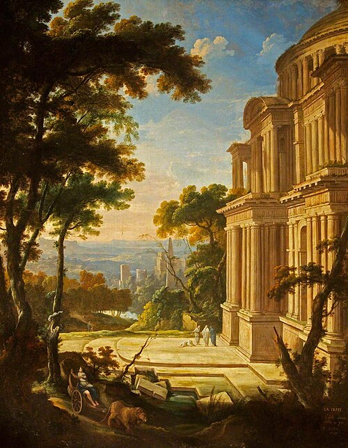 Cybele blasting the Tree of Sagaritis, 1703, Pierre-Antoine Patel