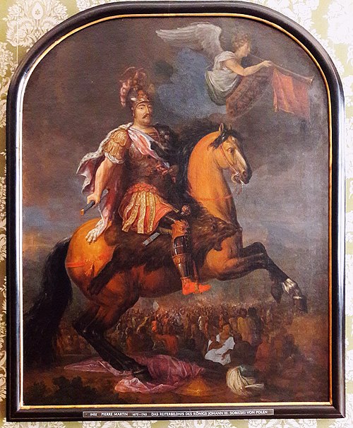 Portrait équestre de Jean III Sobieski, 1680, Pierre-Denis Martin