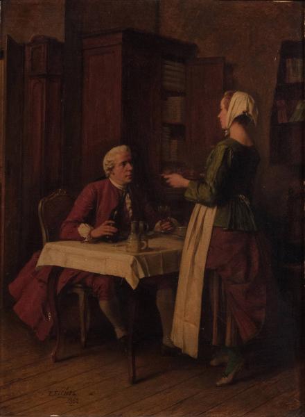 Breakfast, 1862, Eugène Fichel