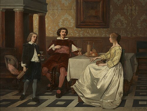 The Luncheon, 1854, Eugène Fichel