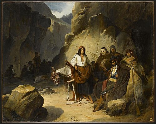 Une guérilla, 1834, Pierre-Jules Jollivet