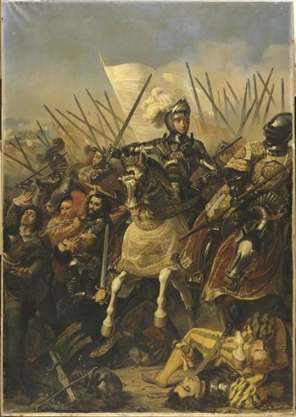 Bataille d'Agnadel, 14 mai 1509, 1837, Pierre-Jules Jollivet