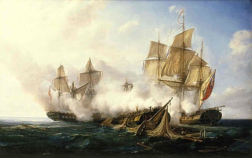 Combat de la Pomone, 1837, Pierre-Julien Gilbert