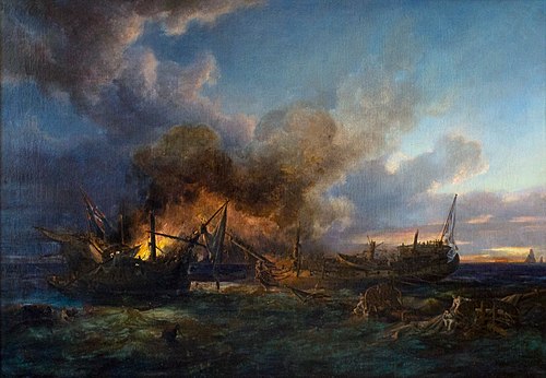 Combat de la Surveillante, 1838, Pierre-Julien Gilbert