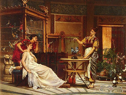 The Bird Charmer, 1875, Pierre-Paul-Léon Glaize