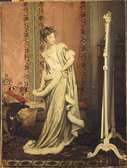 Before the Mirror, 1873, Pierre-Paul-Léon Glaize