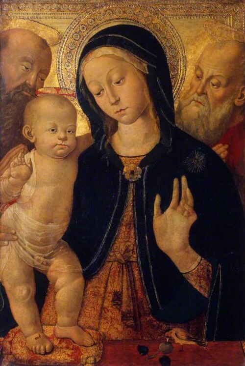 The Virgin and Child with Two Saints, 1500, Bernardino Fungai