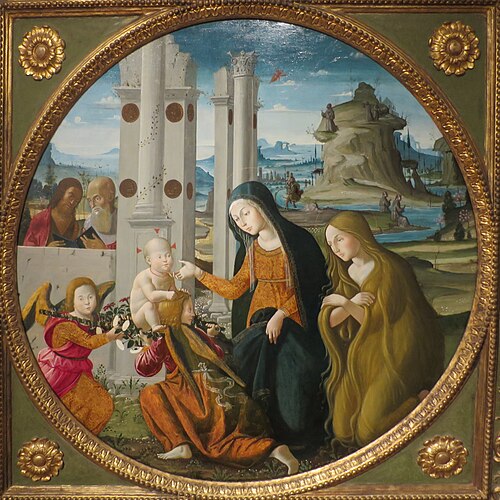Madonna and Child with Saints and Angels, 1510, Bernardino Fungai