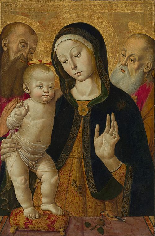 Madonna and Child with Two Hermit Saints, 1480, Bernardino Fungai