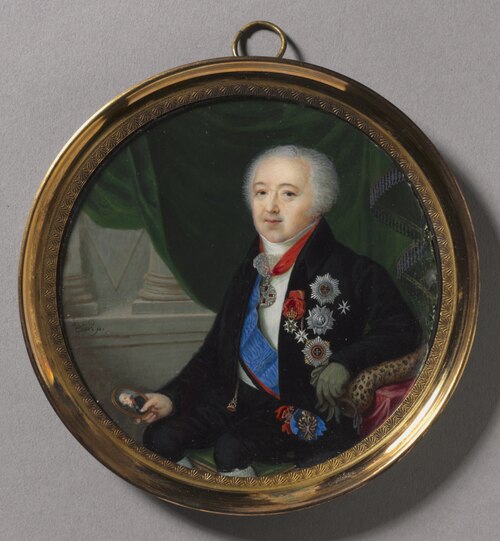 Portrait of Prince Alexander Bezborodko, 1800, Pierre Charles Cior