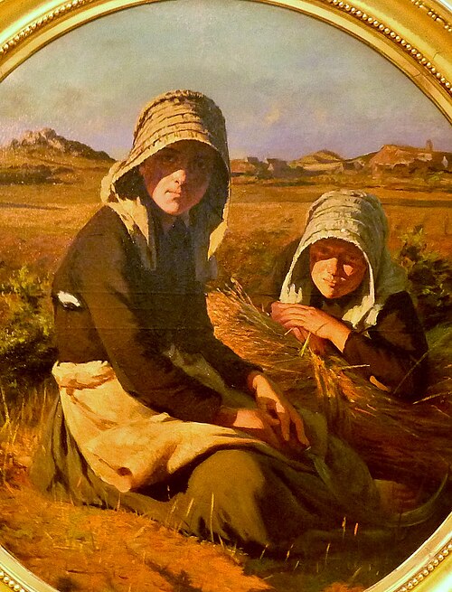 Moissonneuses (île de Bréhat, Bretagne), 1893, Pierre Dupuis