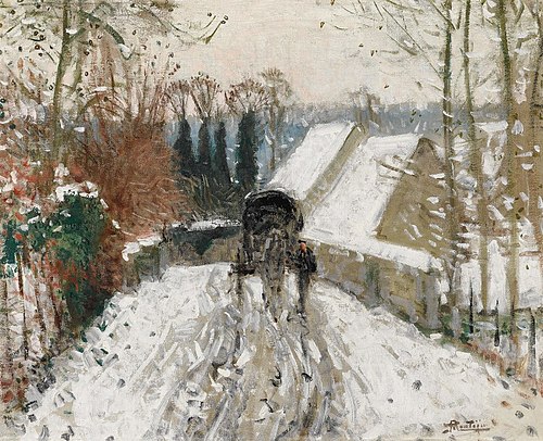 Effet de neige., , Pierre Eugène Montézin