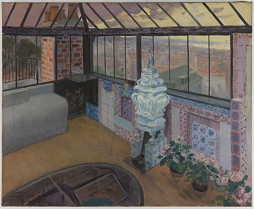 Le Look-out à Hauteville House, 1896, Pierre Georges Jeanniot