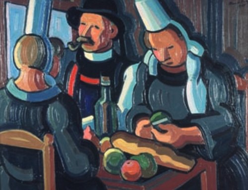 Le repas bigouden, 1944, Pierre Belay