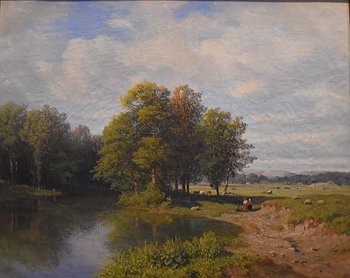 Étude de paysage, 1900, Pierre Thuillier