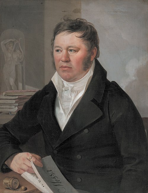Portrait of the Composer V. J. Tomášek, 1810, Antonín Machek