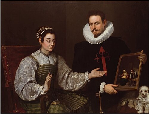 Double Portrait of a Knight of Santiago and a Lady, 1620, Francisco Ribalta