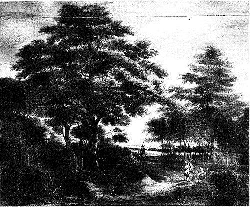 Forest Landscape with Horseman, 1655, Pieter van Asch