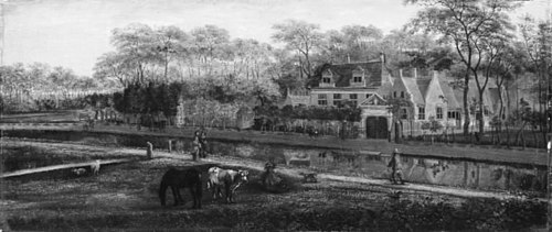 View of the Country House Oversteen, 1648, Pieter van Asch