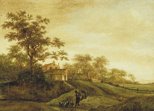 Landscape with Farmhouses, 1648, Pieter van Asch