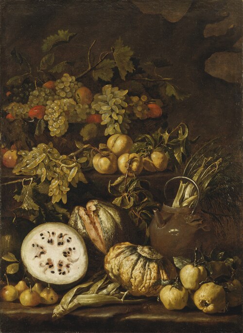 Nature morte aux fruits, 1612, Pietro Paolo Bonzi