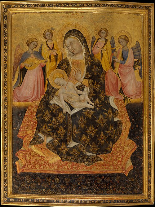 Madonna and Child with Angels, 1420, Pietro di Domenico da Montepulciano