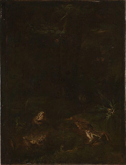Toads and Snails, 1648, Otto Marseus van Schrieck