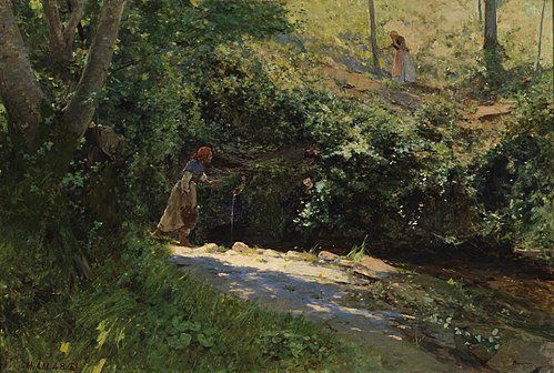 Una fuente en Galicia, 1897, Serafin de Avendano