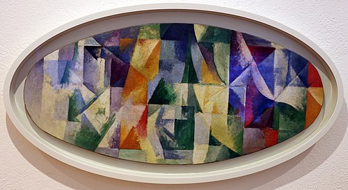 Fenêtres ouvertes simultanément Ière partie 3e motif, 1912, Robert Delaunay