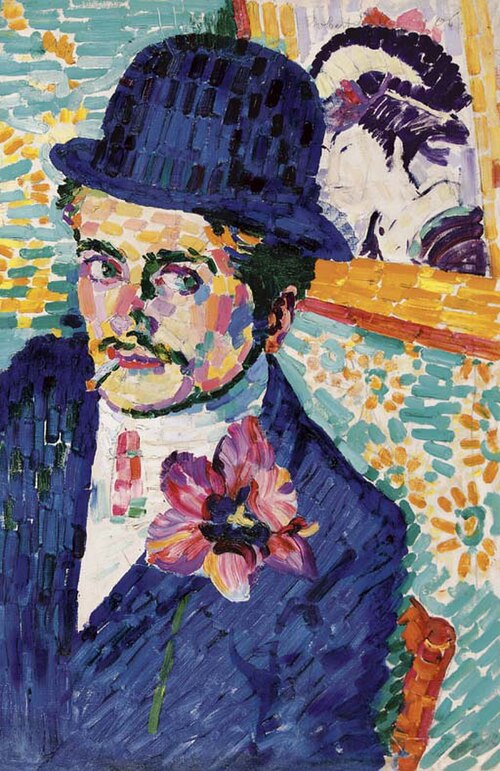 Man with a Tulip, 1906, Robert Delaunay