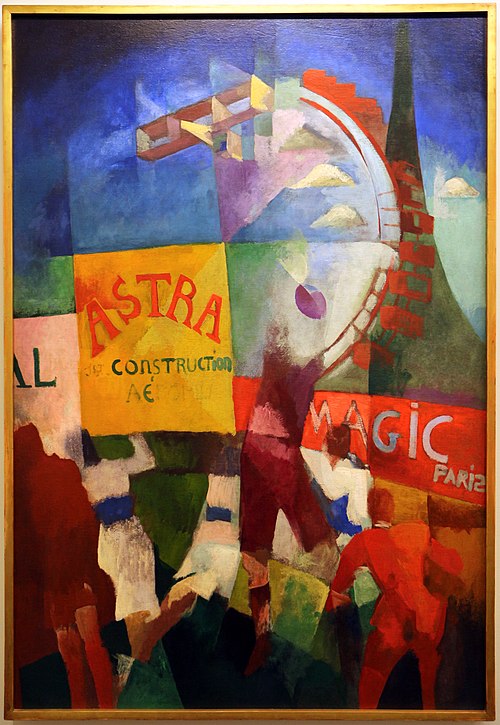 L'Équipe de Cardiff, 1913, Robert Delaunay
